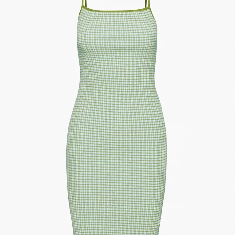 Aritzia Wilfred JAZZ MIDI DRESS in Green